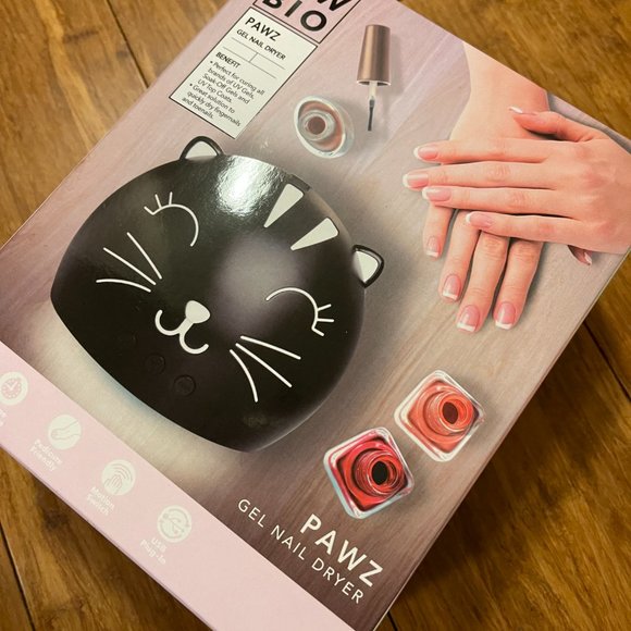 L+W BIO PAWZ Gel Nail Dryer new in box Black Cat - Picture 3 of 3